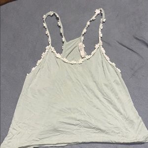 Glowing mint tank top